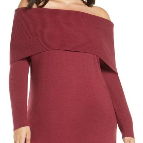 Caslon Side Slit Convertible Cowl Neck Tunic size Medium in Red - Picture 3 of 12